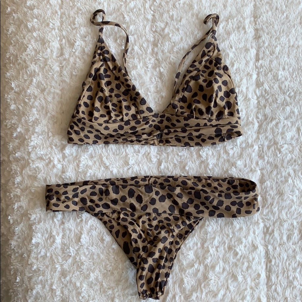 Boys + Arrows cheetah bathing suit